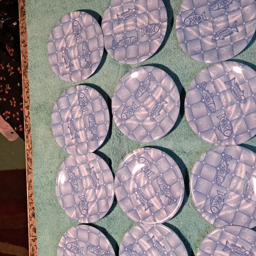 Melamine dessert plates